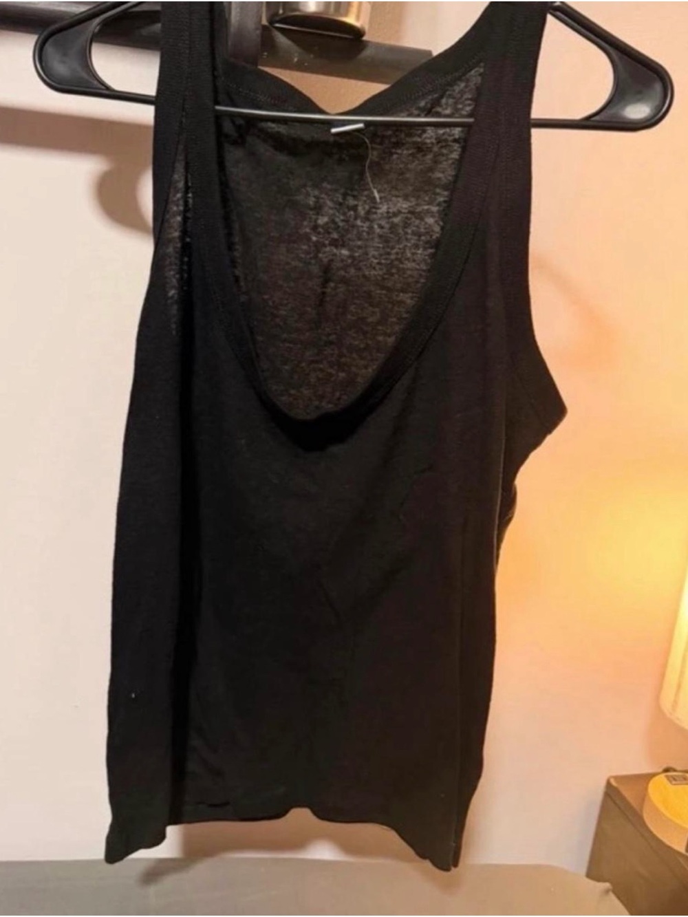 Old Navy Black Scoop Neck Women's Tank Top
